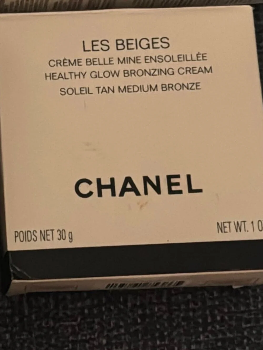 NEW~ CHANEL LES BEIGES Healthy Glow Bronzing Cream ~ SOLEIL TAN MEDIUM BRONZE